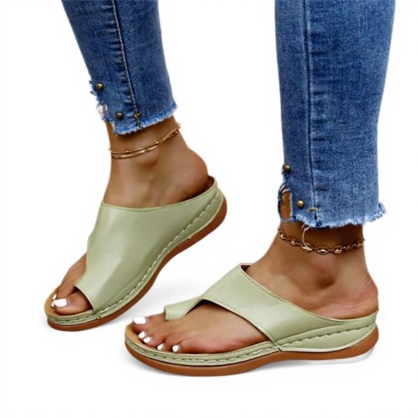 Ciabatte estive donna zeppa ortopediche sandali plateau