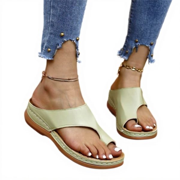 Ciabatte estive donna zeppa ortopediche sandali plateau