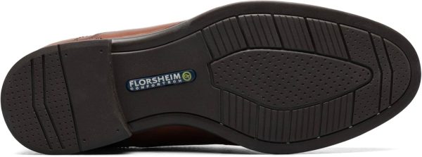 Scarpe stringate uomo Florsheim Medfield pelle cognac Oxford-6