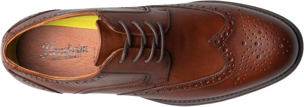 Scarpe stringate uomo Florsheim Medfield pelle cognac Oxford-5
