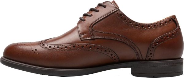 Scarpe stringate uomo Florsheim Medfield pelle cognac Oxford-4