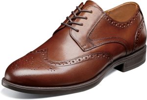 Scarpe stringate uomo Florsheim Medfield pelle cognac Oxford-0