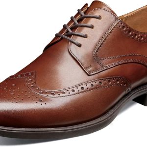 Scarpe stringate uomo Florsheim Medfield pelle cognac Oxford-0