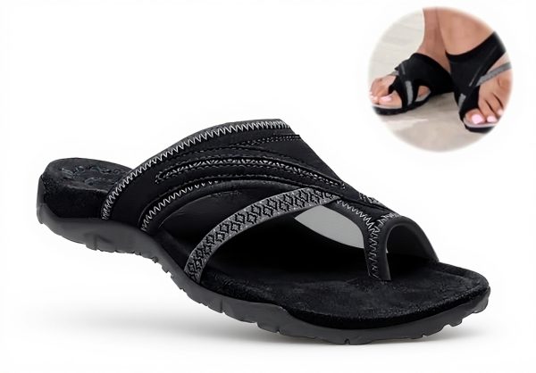 Sandali donna ortopedici antiscivolo plantare infradito leo