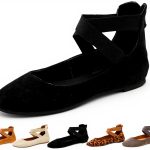 Mary Jane Scarpe Donna Pelle Scamosciata Cinturino Caviglia