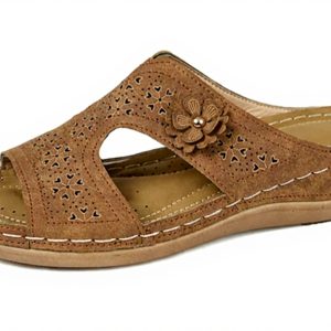 Pantofole da donna con zeppa badeschuhe comode antiscivolo