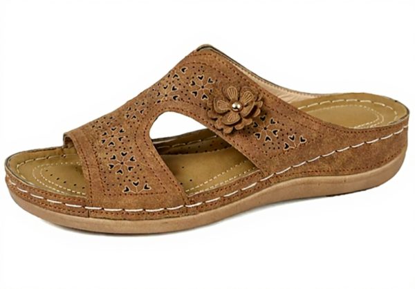 Pantofole da donna con zeppa badeschuhe comode antiscivolo