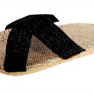 Pantofole donna lino estive suecos antiscivolo interne