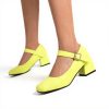 Pumps Donna Tacco Basso Mary Jane Scarpe Eleganti Fibbia