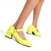 Pumps Donna Tacco Basso Mary Jane Scarpe Eleganti Fibbia