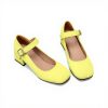 Pumps Donna Tacco Basso Mary Jane Scarpe Eleganti Fibbia