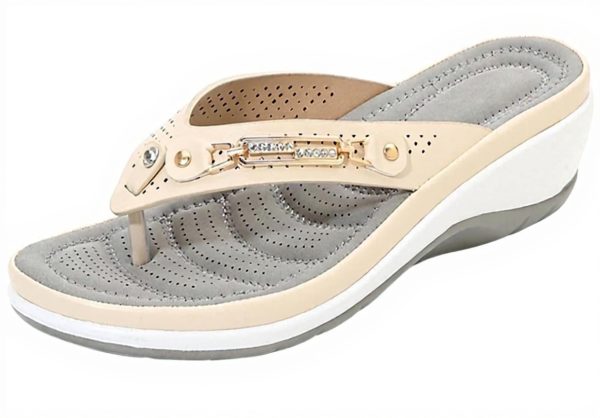 Sandali da donna plateau plantare morbido infradito estivi