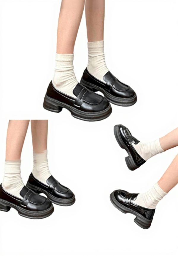 Scarpe Mary Jane donna eleganti comode slip-on piattaforma