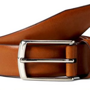 Cintura Johnston Murphy Bordo Piumato Pelle Italiana