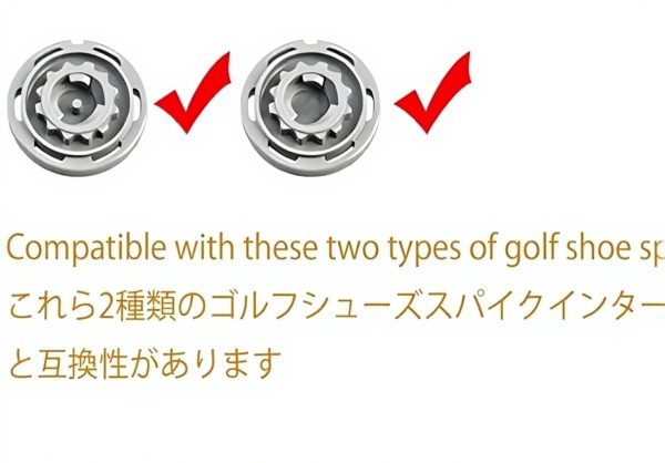 Tacchetti Golf weiemgs Gomma Trazione Ottimale Uomo Donna