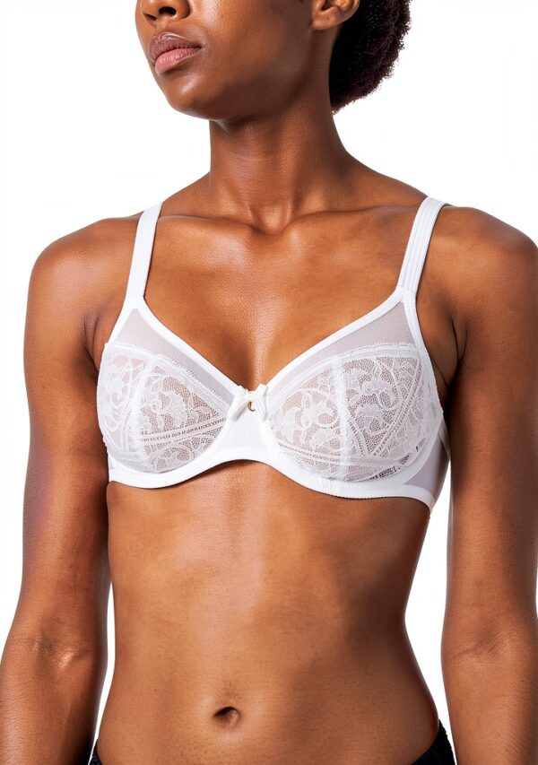 Chantelle Reggiseno Pizzo Leavers Coppe Tulle Rigido Donna-0