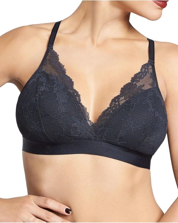 Chantelle reggiseno donna nero spallacci regolabili design-0