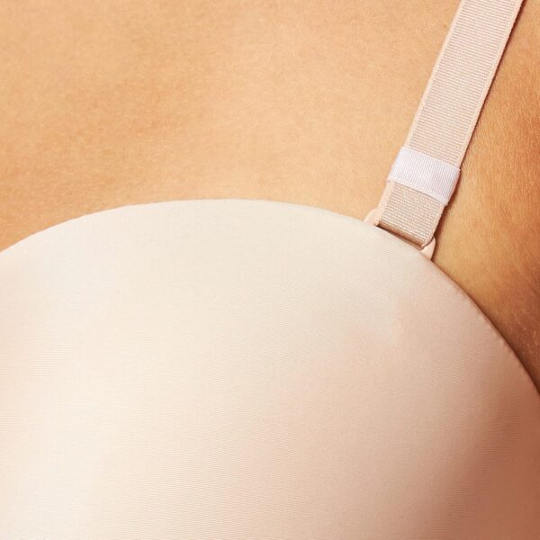 Chantelle reggiseno cinturino alto foderato silicone beige-3