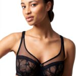 Reggiseno Chantelle pizzo ferretto donna nero 11M1-11-0