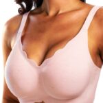 Reggiseno donna design a V sostegno morbido confortevole-0