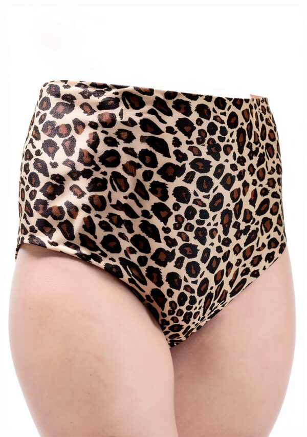Mutandine in vita Epicé Donna Leopard Nude senza cuciture-2