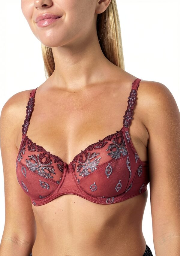 Chantelle Reggiseno Donna Coprente Ferretto Lycra Acajou-0