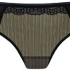 Slip donna CHANTELLE Nero Nude confortevole elegante-0