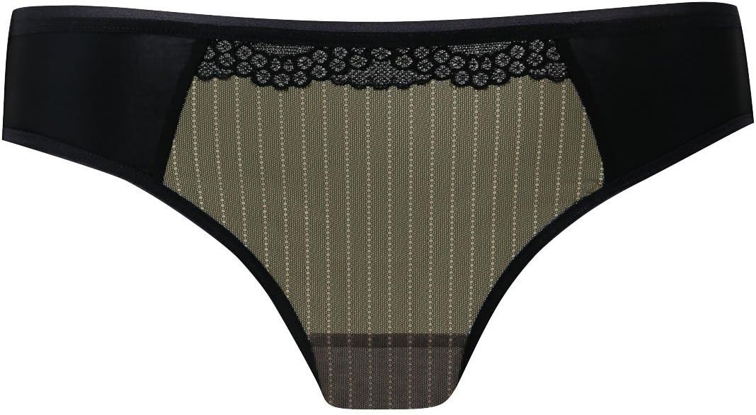 Slip donna CHANTELLE Nero Nude su sfondo neutro
