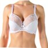 Reggiseno Chantelle ferretto pizzo bianco donna confortevole-3