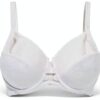 Reggiseno Chantelle ferretto pizzo bianco donna confortevole-2