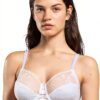 Reggiseno Chantelle ferretto pizzo bianco donna confortevole-0