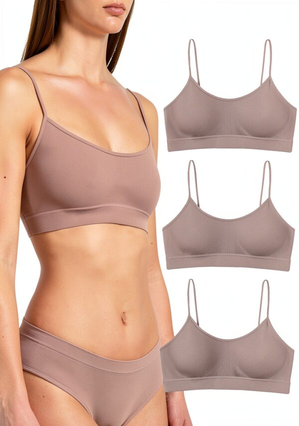 Reggiseno senza ferretto Risalti microfibra seamless donna-0