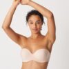 Chantelle reggiseno cinturino alto foderato silicone beige-1