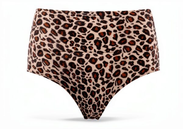 Mutandine in vita Epicé Donna Leopard Nude senza cuciture-3