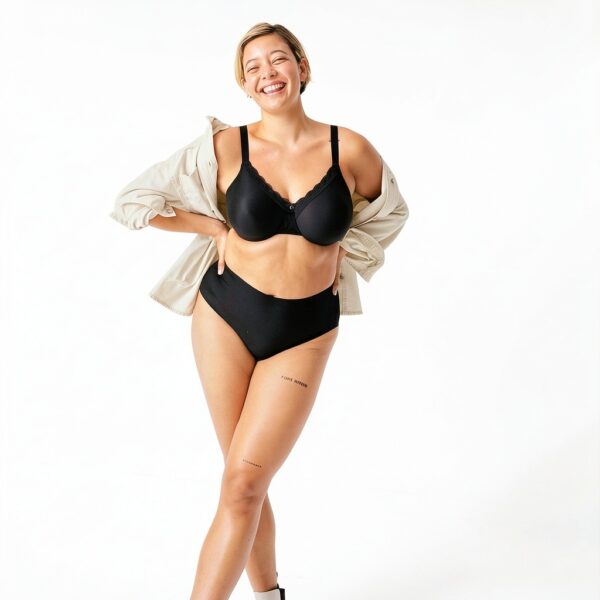 Reggiseno Chantelle Donna Nero Ultra Nude Tazze Modellate-4