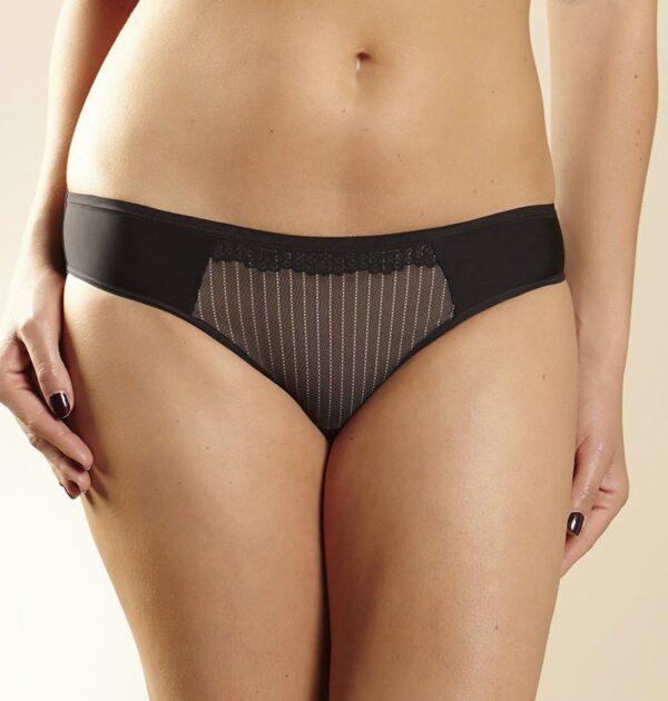 Slip donna CHANTELLE Nero Nude confortevole elegante-1