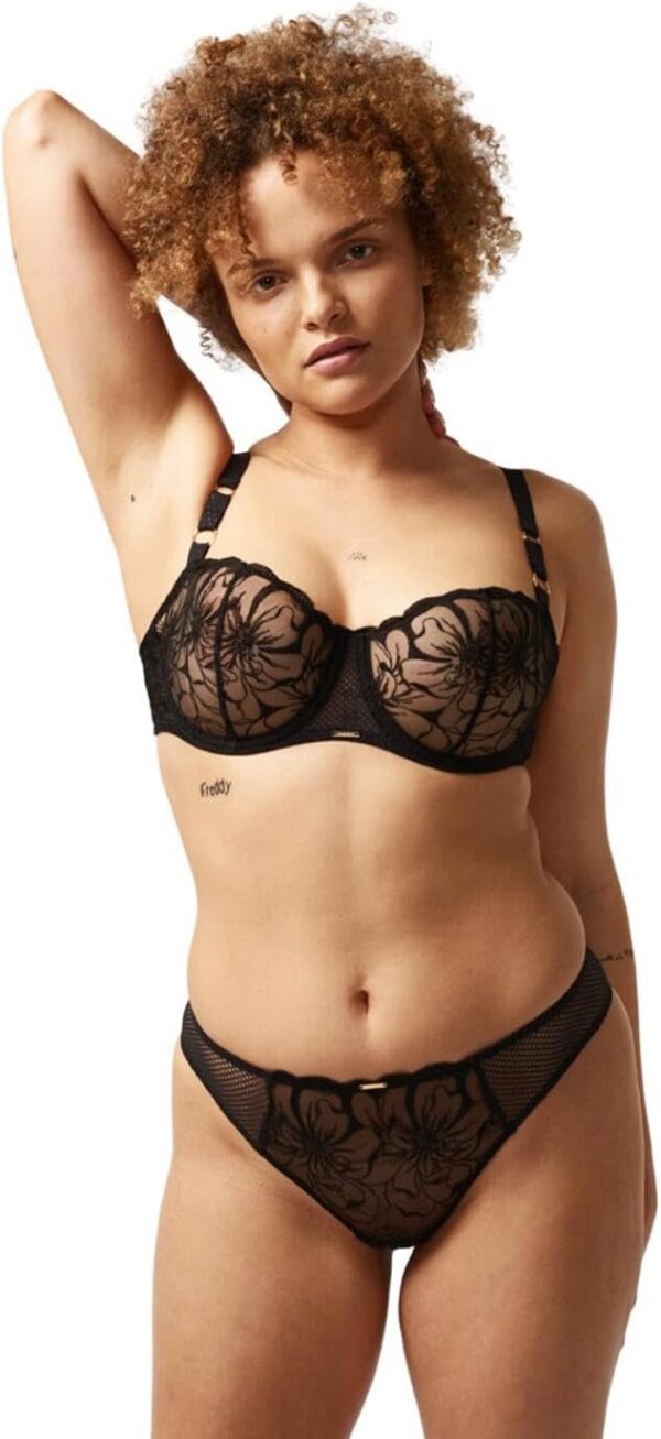 Chantelle reggiseno balcone nylon elastam donna lingerie-4