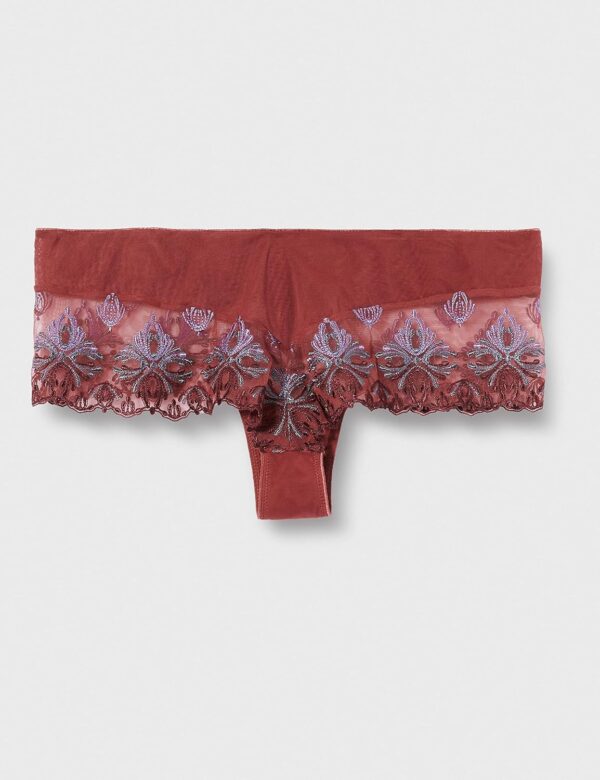 Chantelle Shorty Donna Tulle Ricamo Seducente Taglio Alto-2