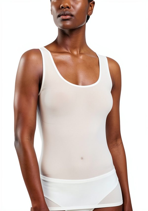 Canotta SoftStretch Chantelle Avorio Lingerie Donna Taglia