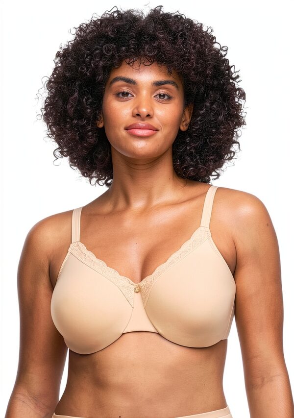 Chantelle Reggiseno Donna Pizzo Ultra Morbido Nero Nude-0