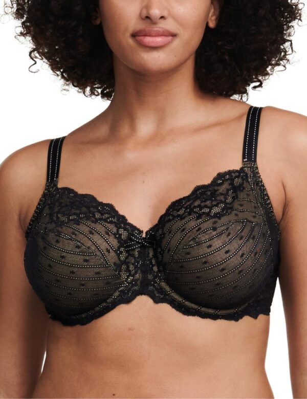 Chantelle Reggiseno Pizzo Donna Ultimate Lift Nero-3