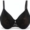 Chantelle Reggiseno C Magnifique Nero Moda Donna-7