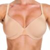 Chantelle Reggiseno Maglietta Beige Doré Taglio Coprente-2