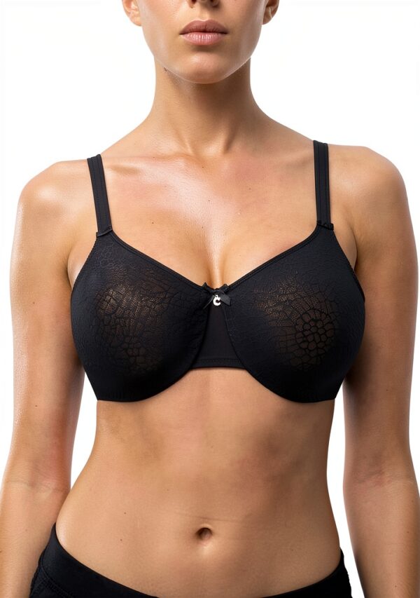 Chantelle Reggiseno C Magnifique Nero Moda Donna-0