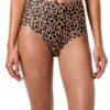 Mutandine in vita Epicé Donna Leopard Nude senza cuciture-0