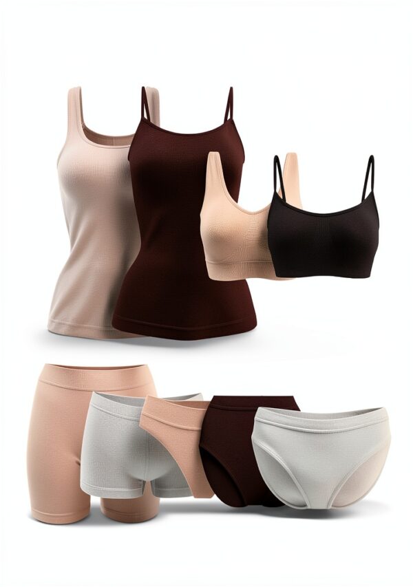 Reggiseno senza ferretto Risalti microfibra seamless donna-5