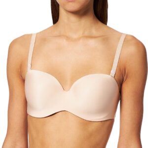 Chantelle reggiseno cinturino alto foderato silicone beige-0