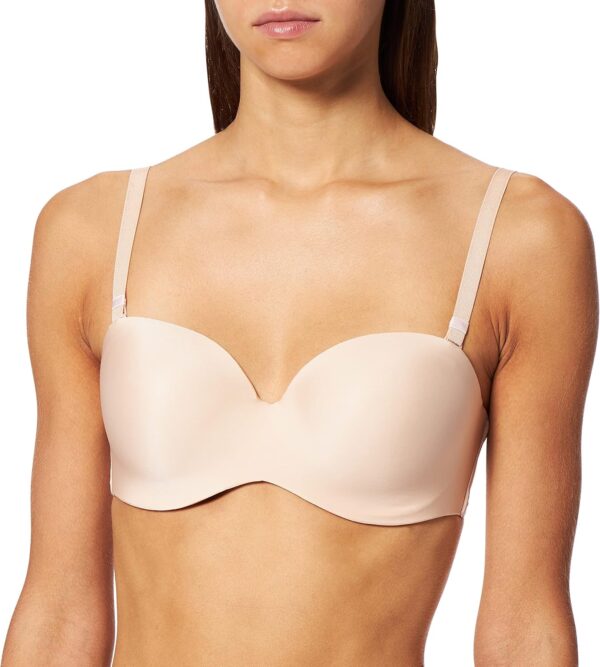 Chantelle reggiseno cinturino alto foderato silicone beige-0
