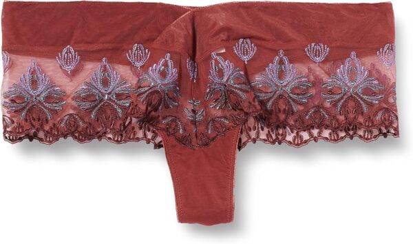 Chantelle Shorty Donna Tulle Ricamo Seducente Taglio Alto-0