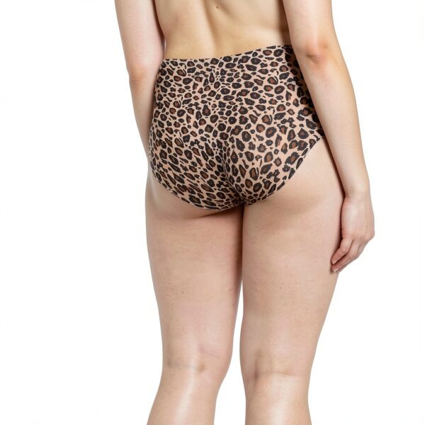 Mutandine in vita Epicé Donna Leopard Nude senza cuciture-4